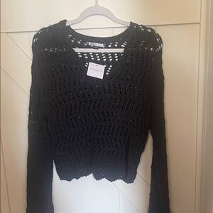 American Eagle Outfitters Dark Knit Top